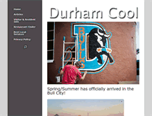 Tablet Screenshot of durhamcool.com